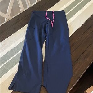 Navy blue scrub pants